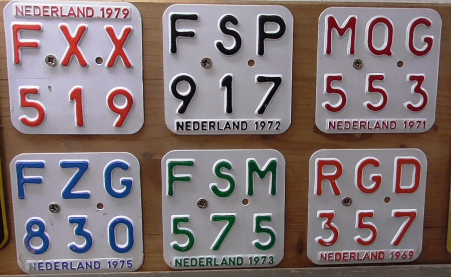 Kreidler Zündapp etc. Nummernschild von 1975 DKW Moped Kennzeichen